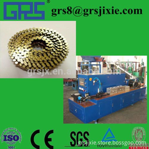 High Quality Ring Shank Coil Nails making machine